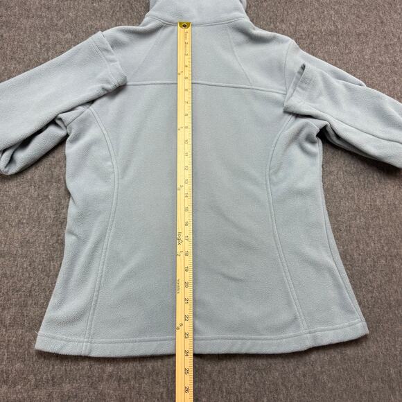 Columbia‎ Jacket Women’s Size M Light Sky Blue Fleece Light Weight Multi Pocket - Picture 7 of 8